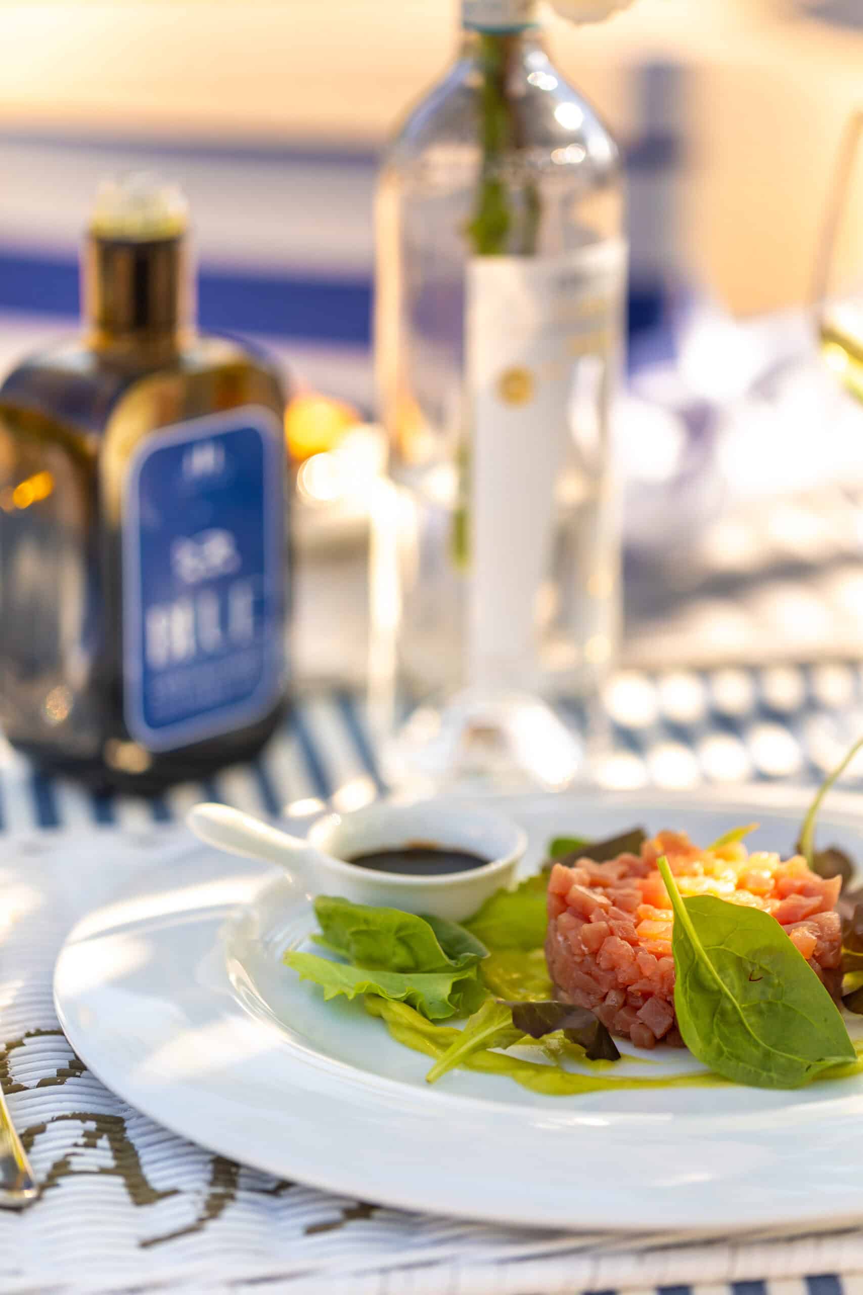 tartare con salsa